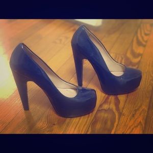 Betsy Johnson Royal Blue Heels